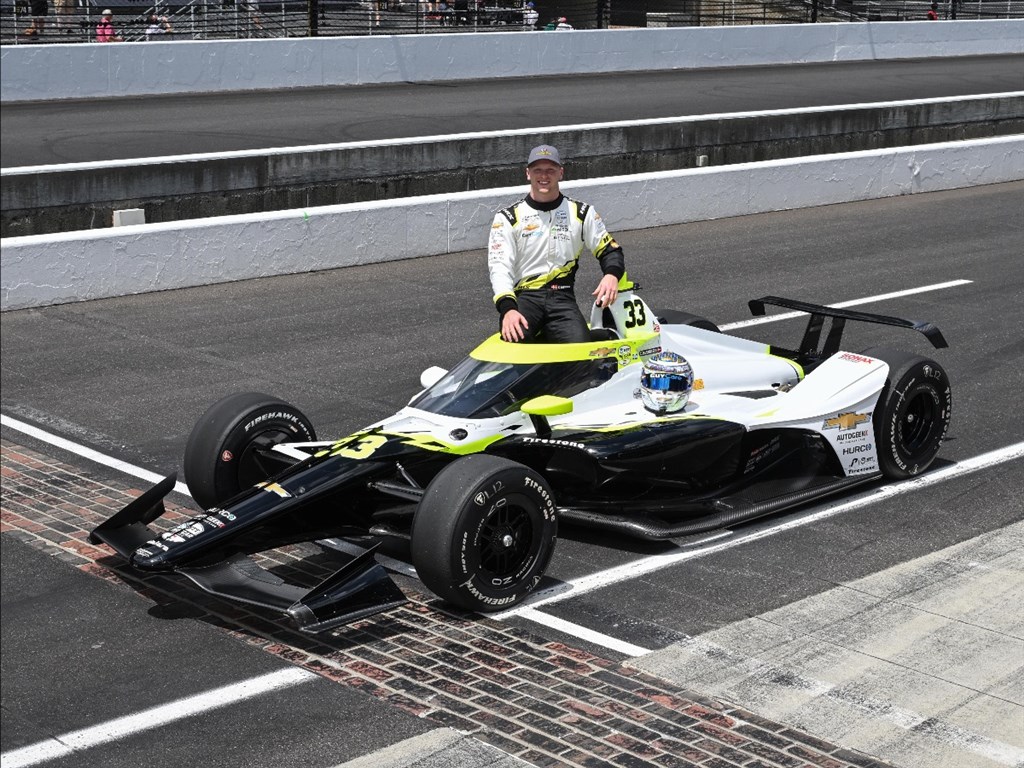 Christian Rasmussens Indy 500-debut - bedste rookie
(Foto: John Cote)